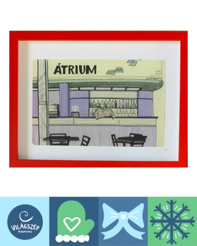 DRAWN TO PLACES | Átrium rajz