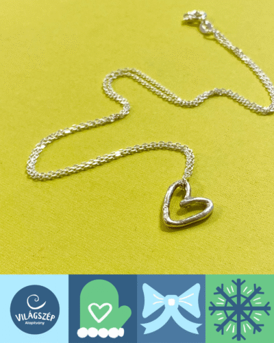 PLANTETHICS | Ezüst szív nyaklánc