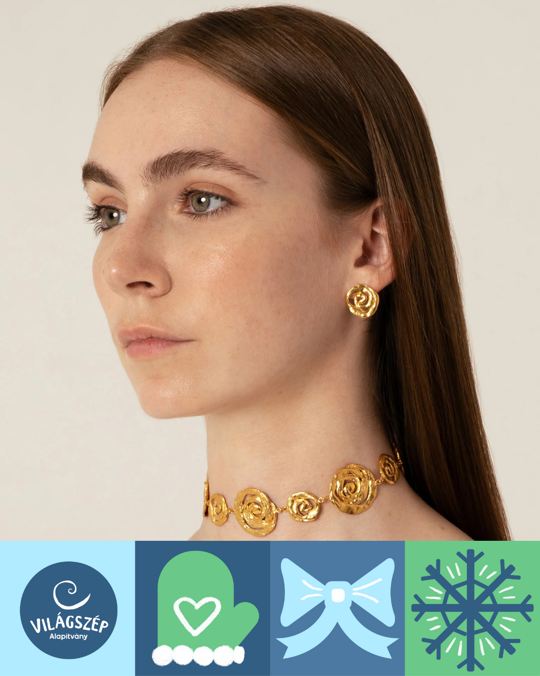 REMÉNYI ÉVA | Origin kis fülbevaló - Image 2